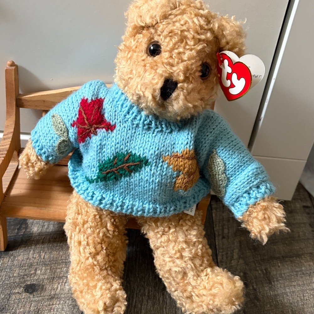 Baby Curly “America the Beautiful” the Attic treasures collection brown bear TY